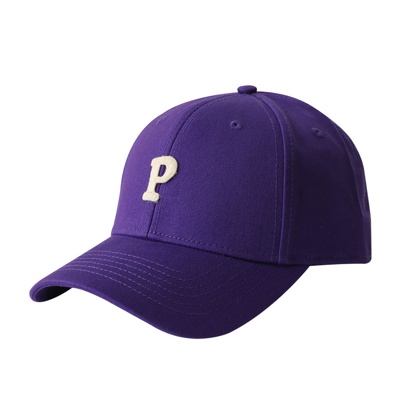 Purple Hat Light Purple Soft Top Baseball Cap Hard Top Peak Cap Taro Purple Beret Bucket Hat Knitted Hat Female