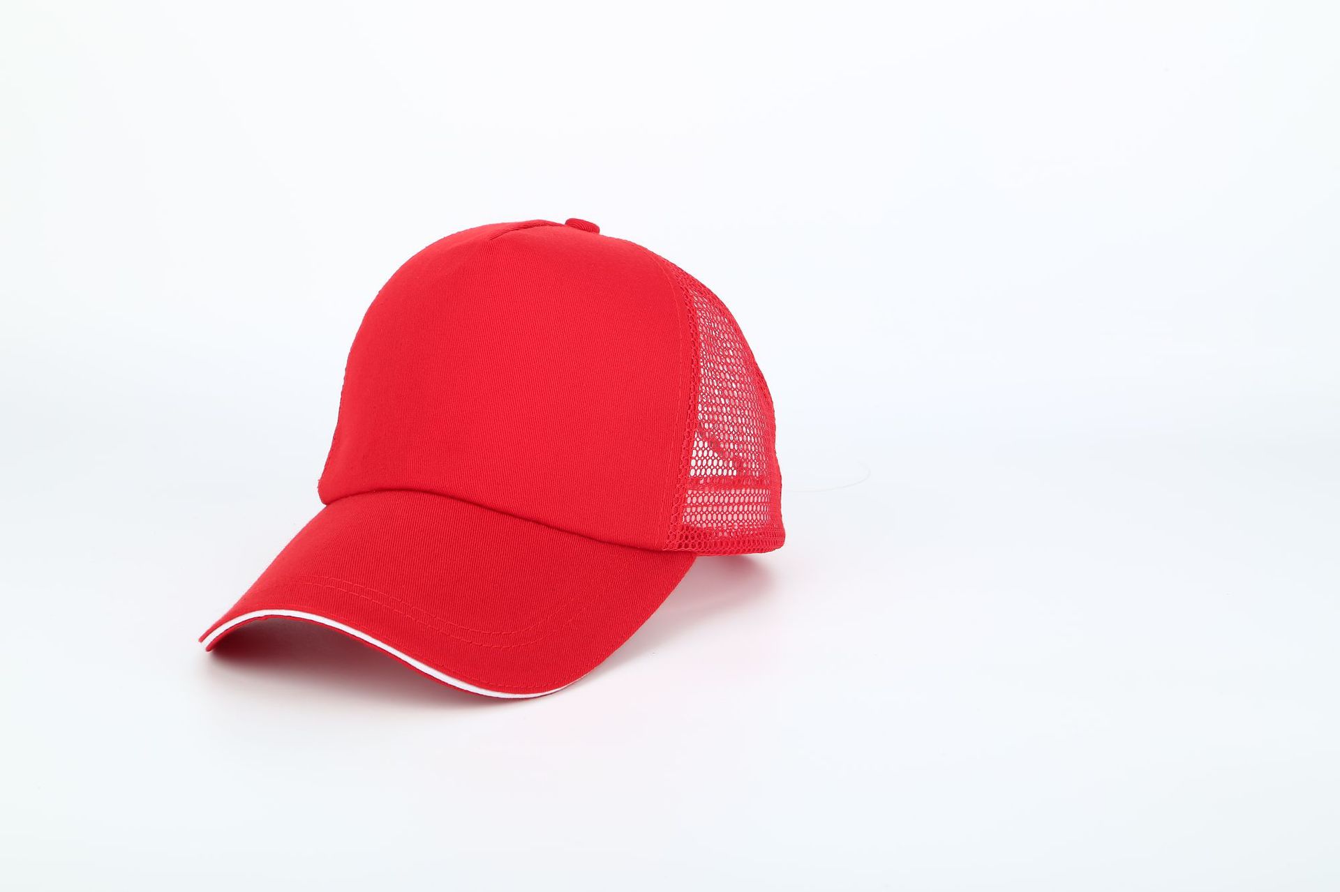 Advertising Volunteer Travel Baseball Cap Net Sunshade Peaked Cap Printable Logo Mesh Cap Wholesale