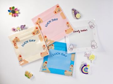 卡通自封袋可爱小熊零食糖果袋塑料袋密封袋食品封口袋坚果包装袋