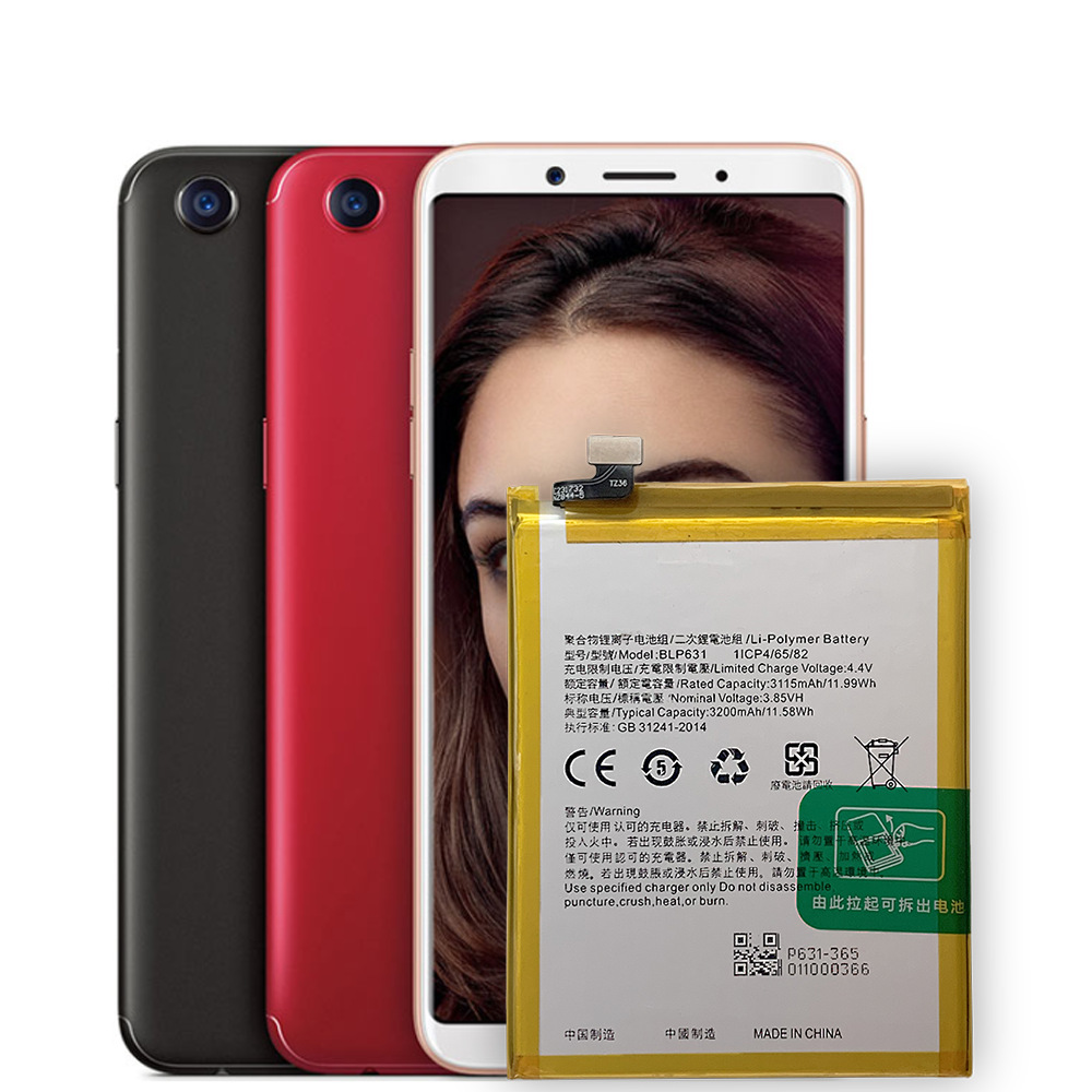 适用于oppo f5 f3 a77 a77m/t/a71/f3s a75s/a73 blp631 手机电池