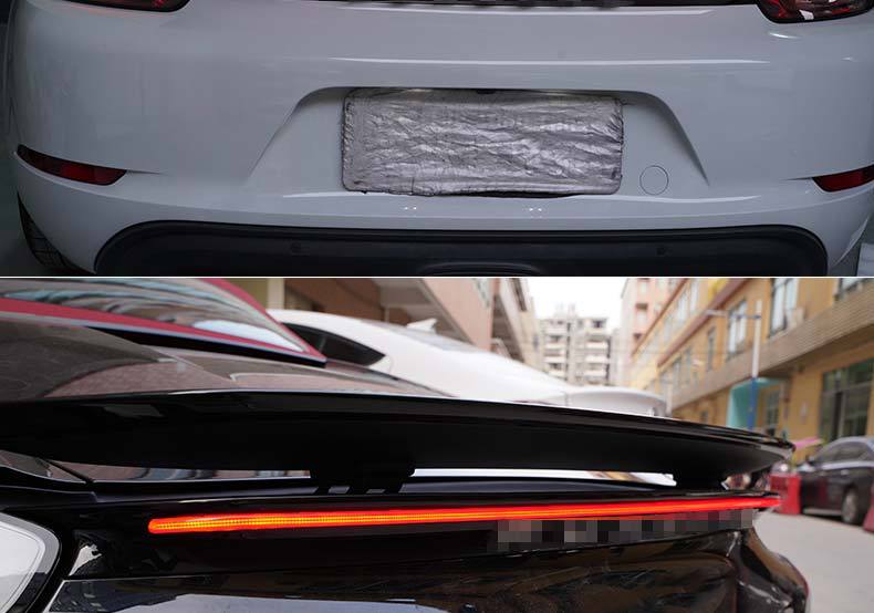 适用于bao时捷cayman boxster 718改装led贯穿流水后尾灯总成升级