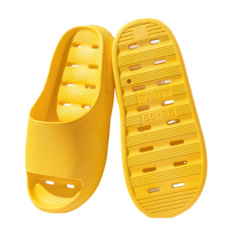 2022 Summer New Slippers Women's Non-Slip Bathroom Bath Non-Slip Household Thick Bottom Leaking Coconut Sandals Wholesale