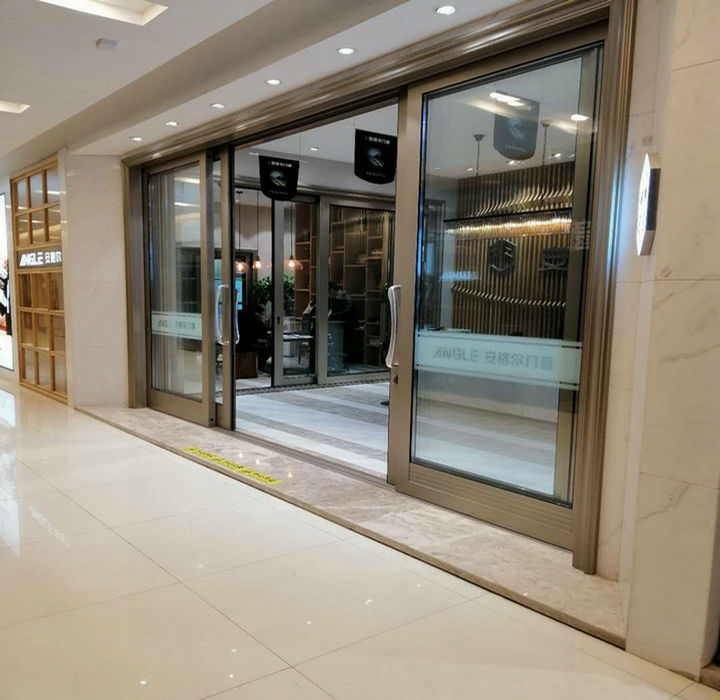 重型移门客厅落地门无轨推拉门厨房隔断门吊轨门平轨铝合金推拉门