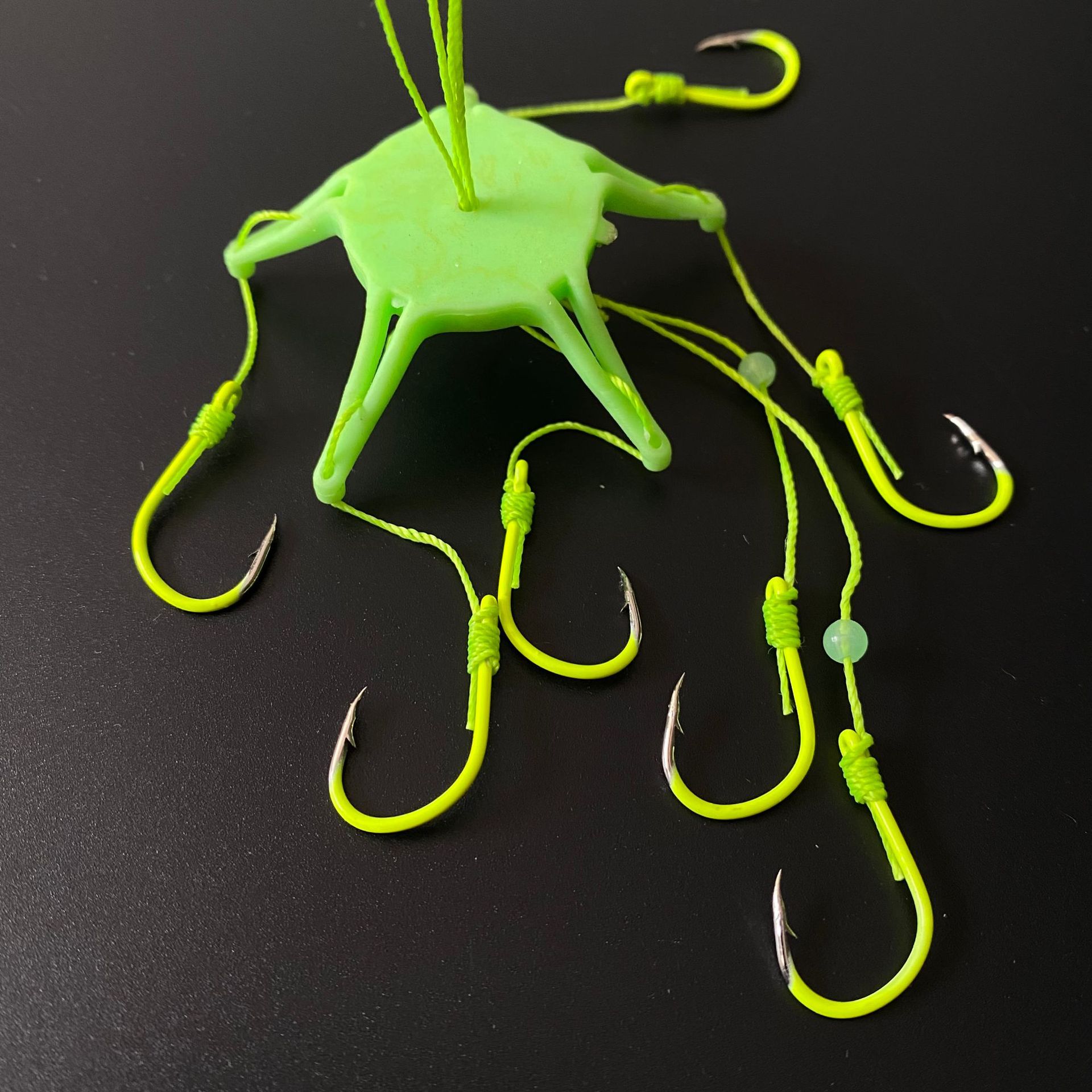 荧光钩浮钓鲢鳙翻板钩防缠绕爆炸钩翻版钩水雷套装炸弹钩水怪饵笼