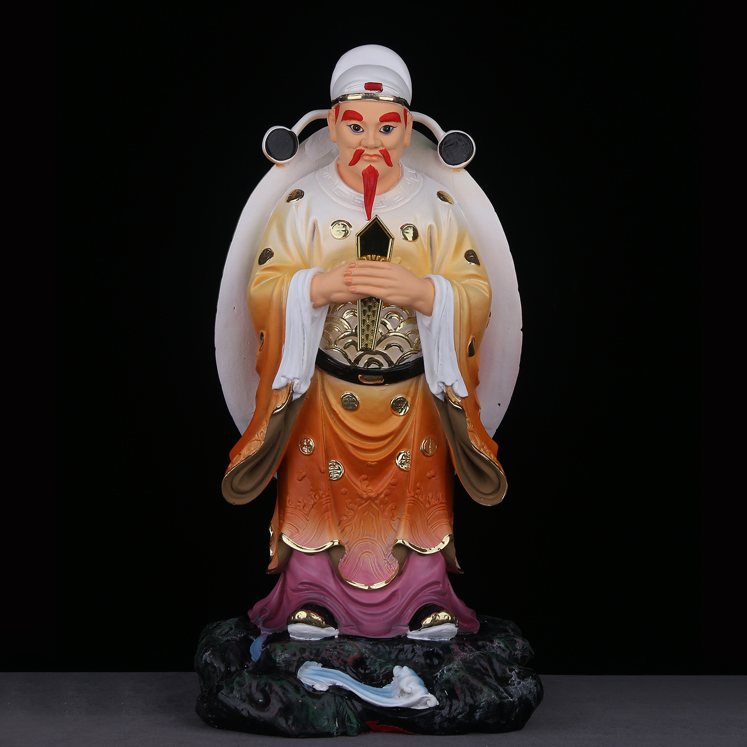 龟仙神像树脂彩绘龟仙人龟丞相寿星灵龟龟千岁道家用供奉祈福摆件