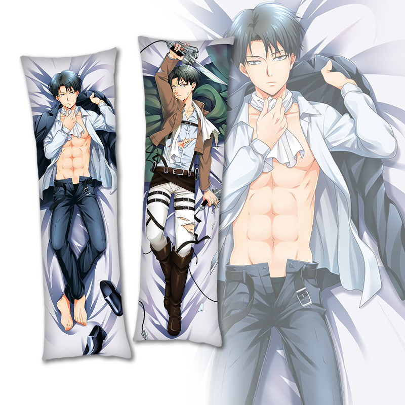 二次元周边抱枕进击的巨人兵长等身抱枕宅男动漫周边全身枕