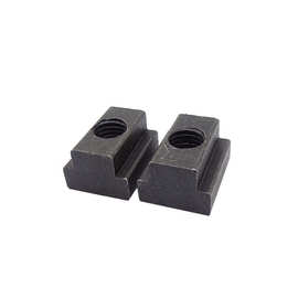 t型螺母高强度加硬t形槽压板螺帽现货碳钢t字块发黑母