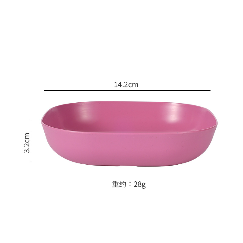 Bone Dish Household Japanese Bone Dish Plastic Small Plate Kitchen Table Bone Dish Creative Tea Table Fruit Plate