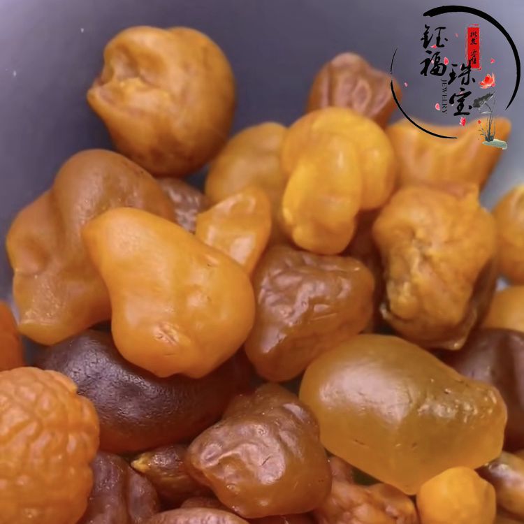 天然琥珀蜜蜡海漂籽料原石裸石波罗的海蜜蜡原石厂家直批