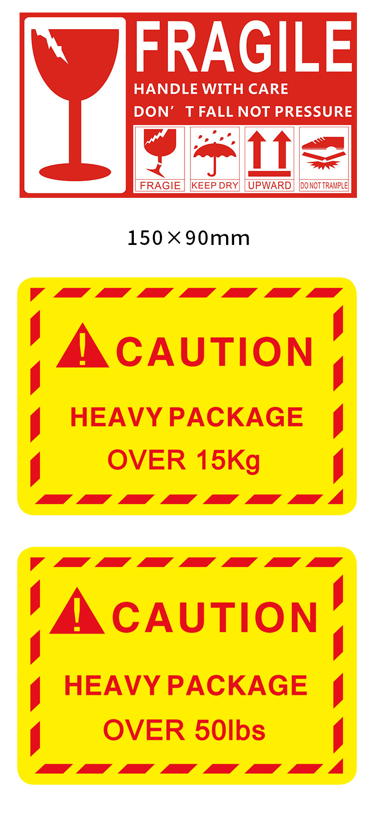 亚马逊超重标出口美国英国不干胶定制彩印