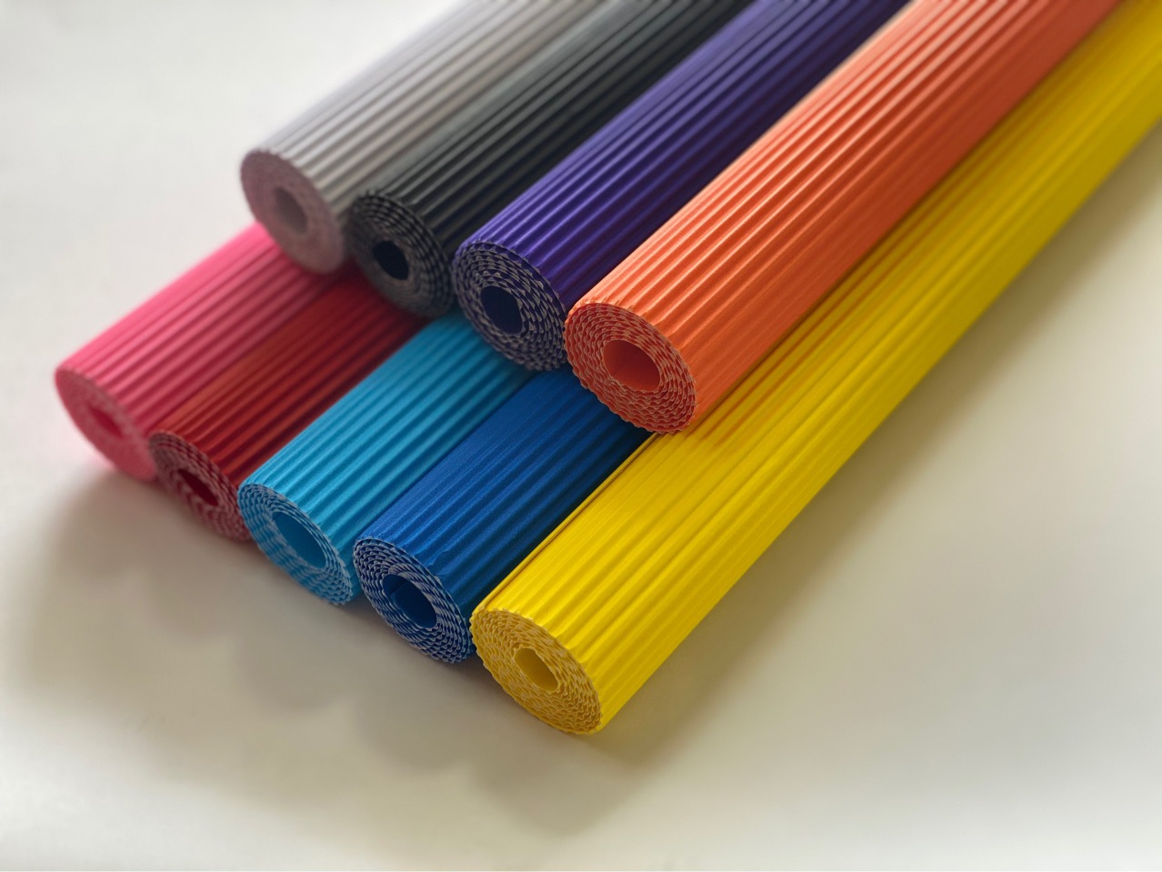 彩色金属瓦楞纸diy手工纸