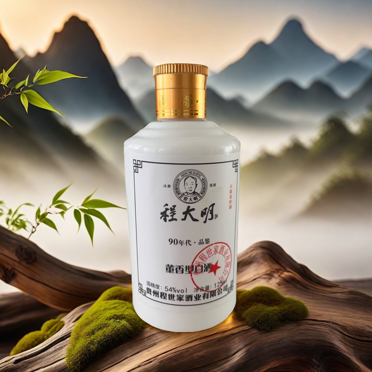 程大明90年代 小酒品鉴125ml 董香型白酒 54度 百草入曲-阿里巴巴