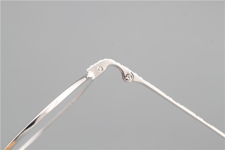 s925纯银眼镜框圆形眼镜架阿拉蕾圆框眼镜近视镜纯银眼镜架1143