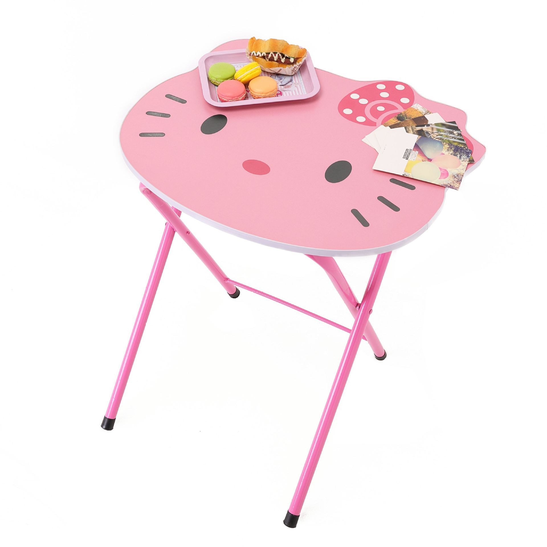 卡通折叠小桌子kt造型桌子便携折叠户外桌子书桌电脑桌儿童桌餐桌