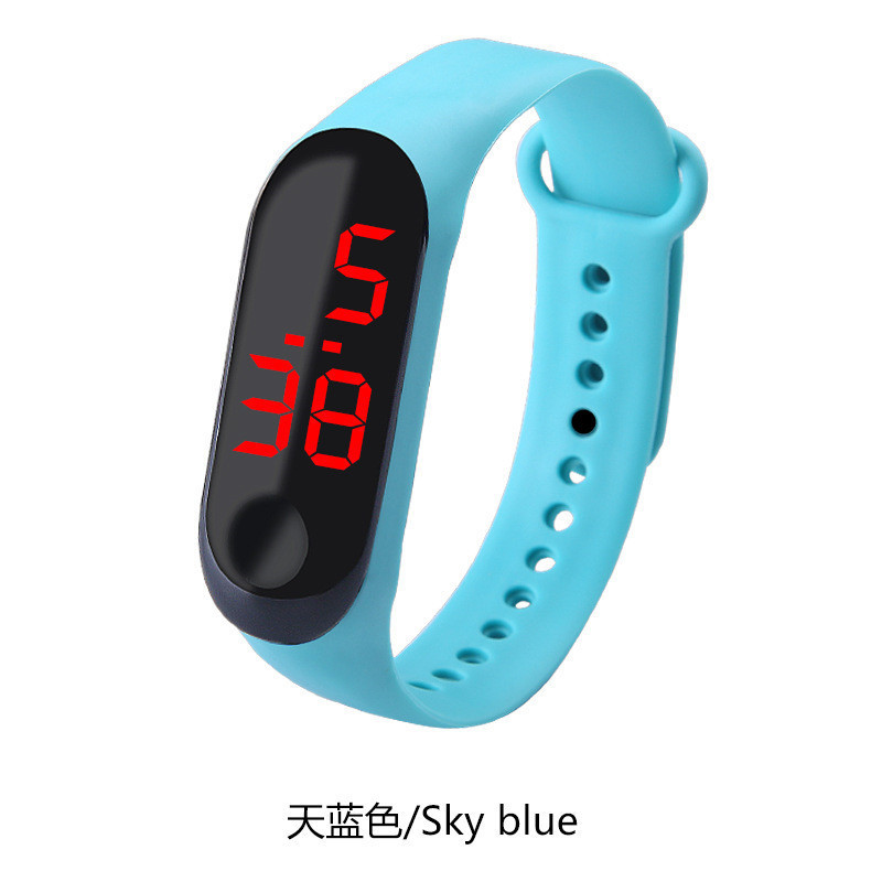 [M3] Spot Factory Button Led Bracelet Watch Children's Male and Female Students Exercise New Gift Watch