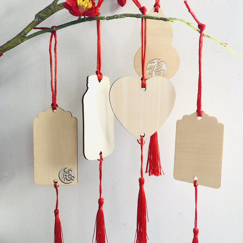 多款木质吊牌手写心愿许愿祈福牌 景区活动装饰挂牌 刻字logo