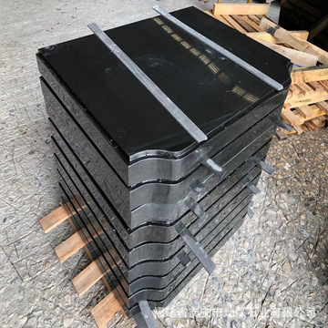 山西黑光面石材墓碑石花岗岩大理石石板材山西黑石头天然原石供应