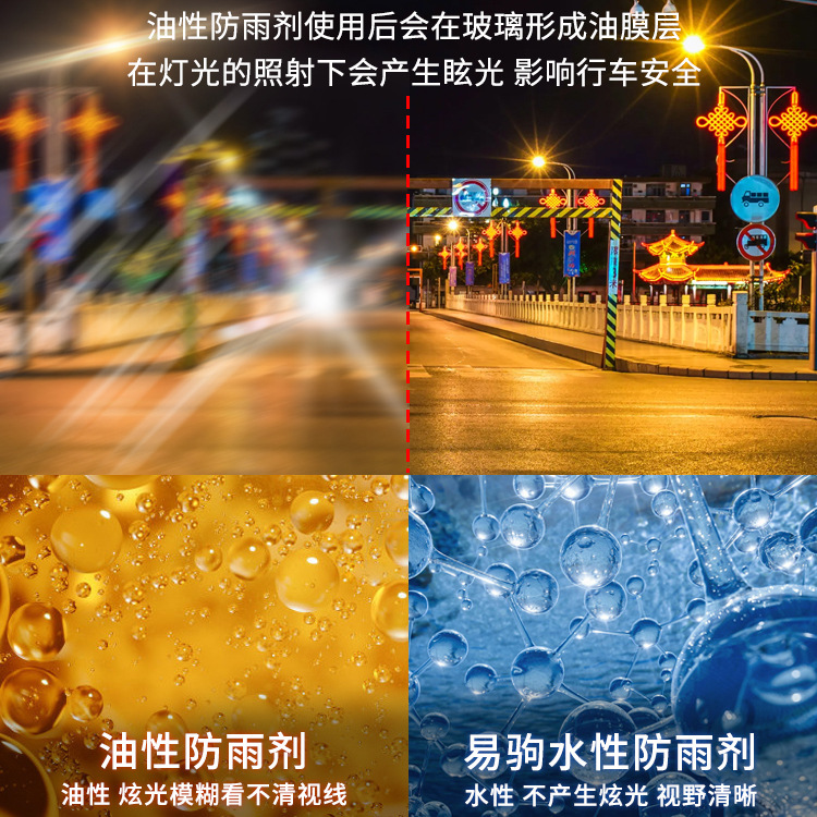 Rearview Mirror Rainwater Proof Artifact Rain Repellent Car Fogproof Glass Spray in Rainy Days Film Window Water Driving Raindrops