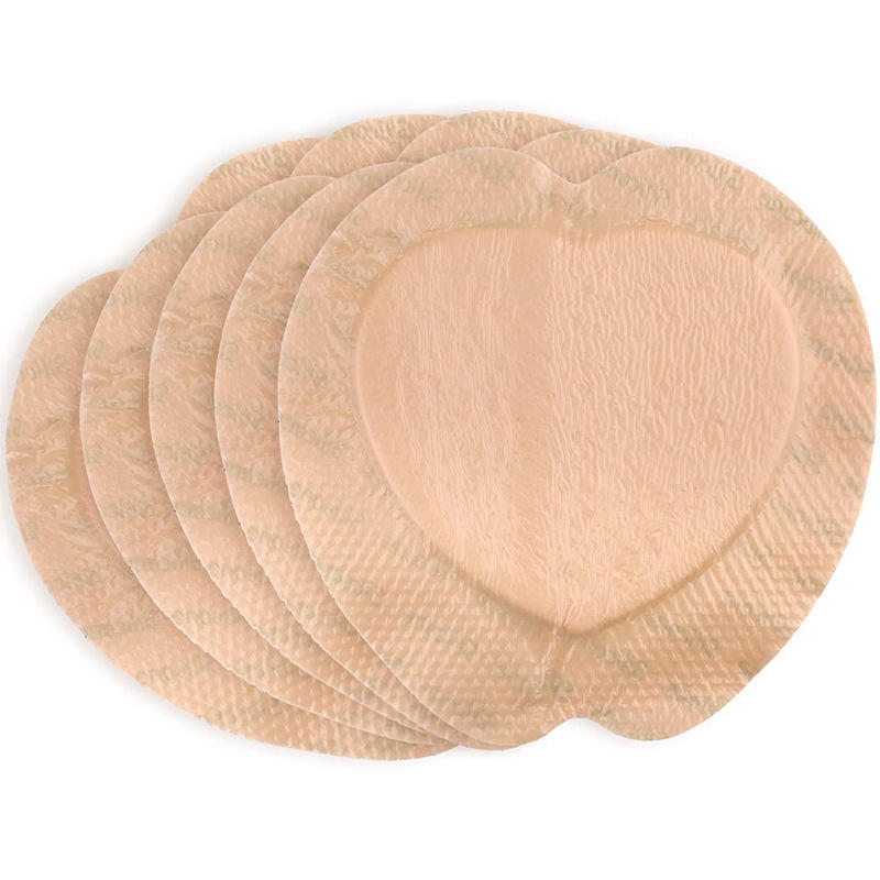 厂家批发褥疮贴老人伤口泡沫敷料心形屁股减压贴硅凝胶褥疮贴