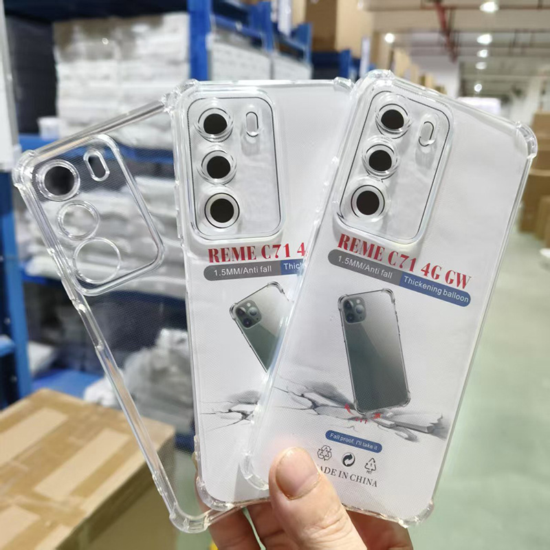 适用oppoc65c71realmec75c30note70t防摔手机套透明保护套潮酷