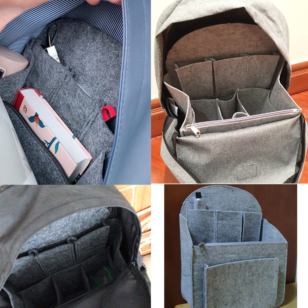 双肩包内胆包背包分隔层内胆书包包中包撑整理包大容量包内收纳袋