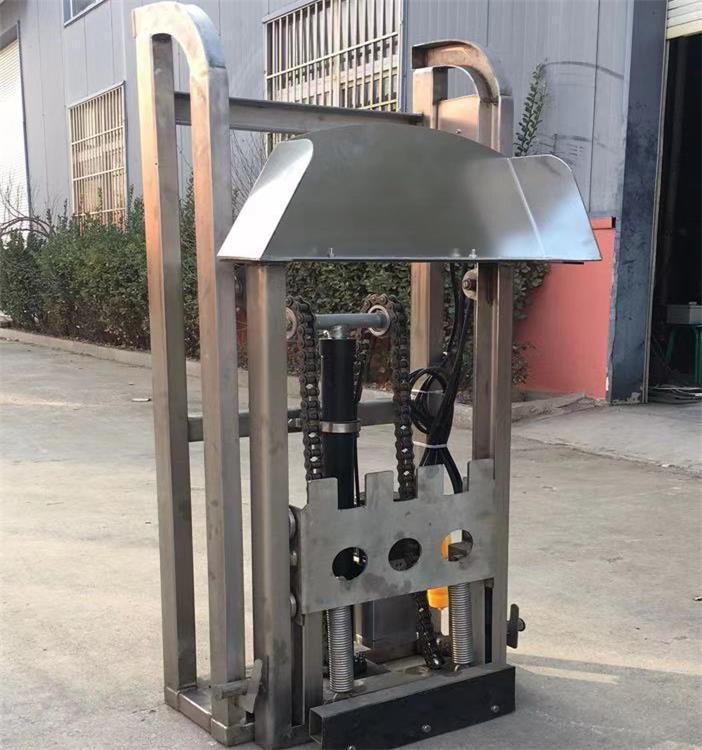 厨房垃圾桶液压链条提升机倒料机自动翻转升降器生活垃圾提升机