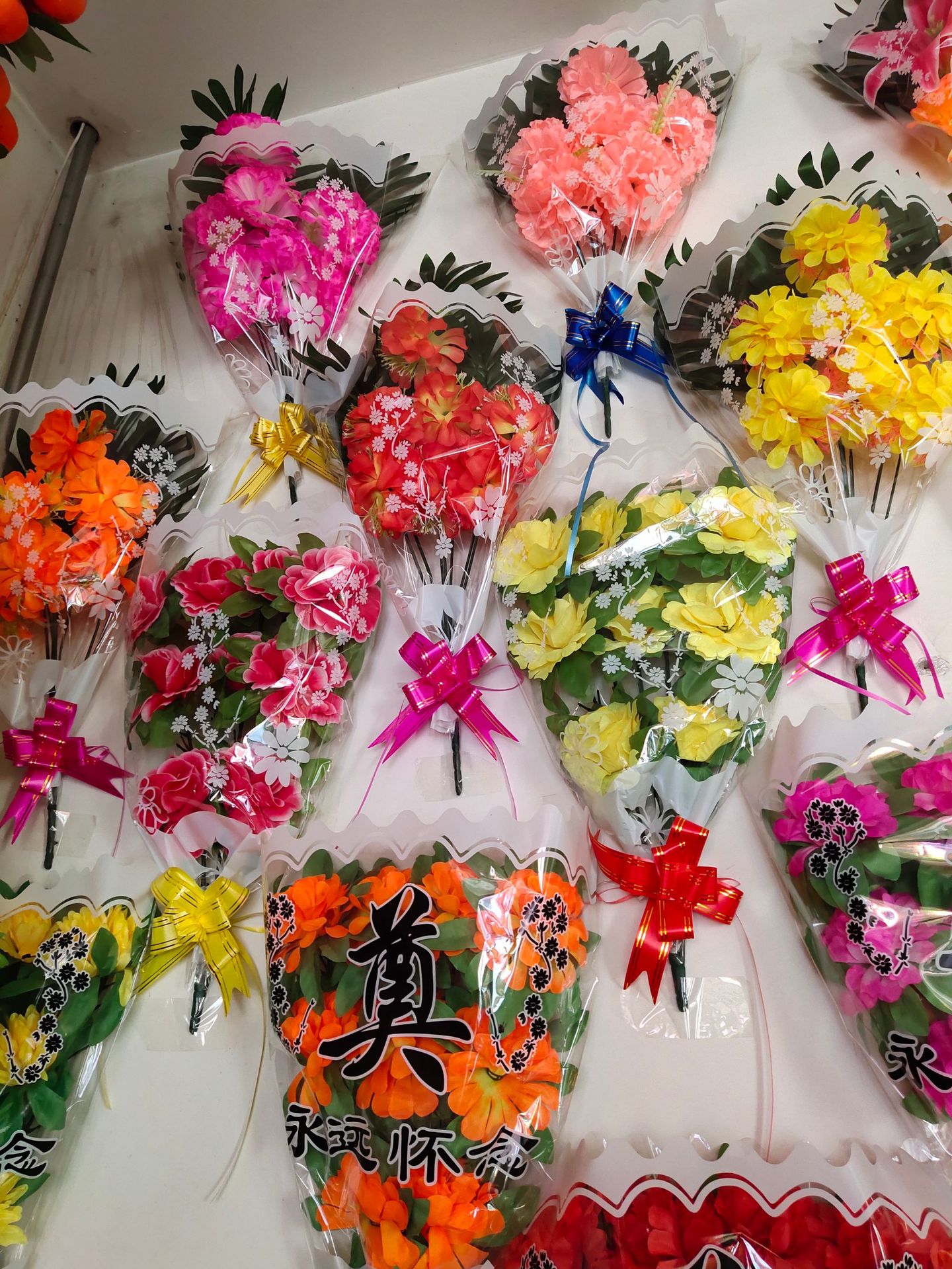 清明节用品手捧花 祭祀花 孝花圈 硕品殡葬用品