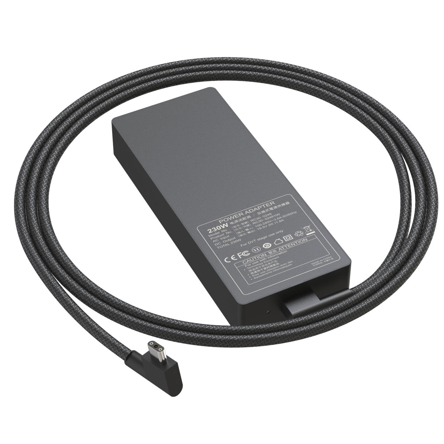 适用于雷蛇 灵刃15 19.5v 11.8a 笔记本电脑电源适配器230w