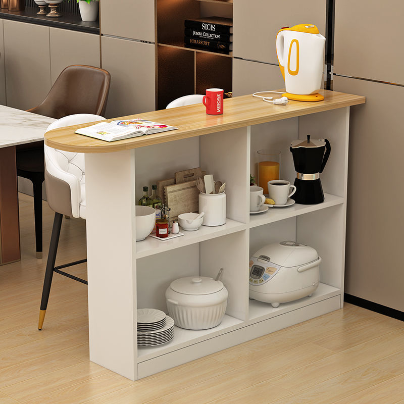 岛台吧台家用小户型桌开放式厨房客餐厅隔断小柜多功能餐边柜双面