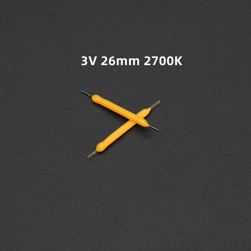 led26mm陶瓷led灯丝 3v 低压 球泡灯丝光源拉线灯丝光源-阿里巴巴