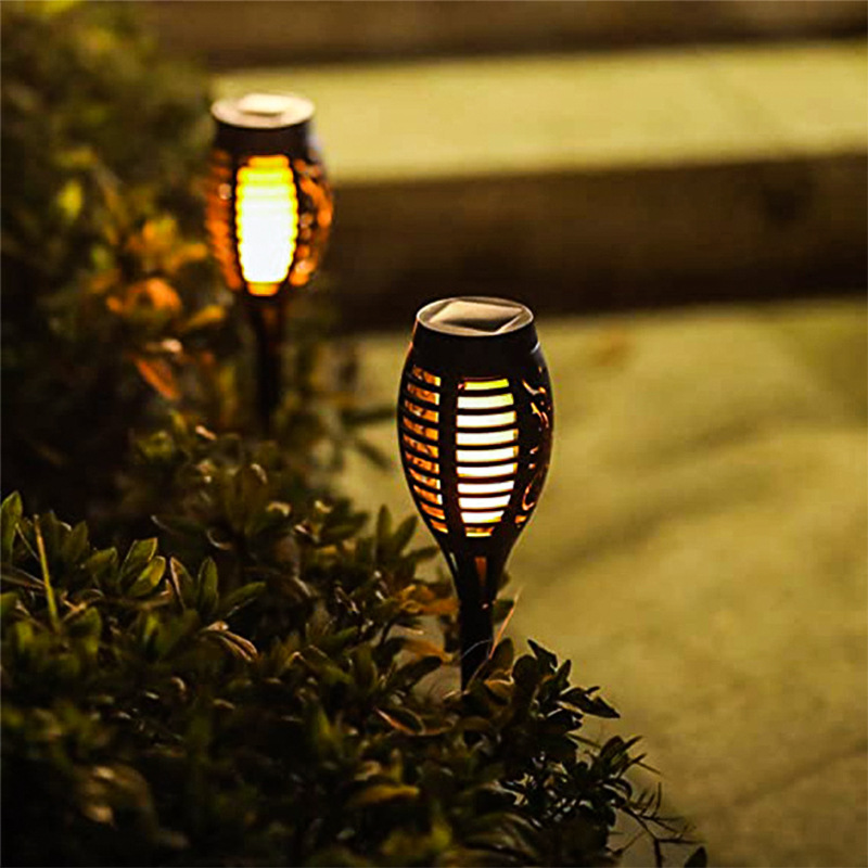 Outdoor Solar Flame Lamp Courtyard Household Led Lawn Lamp Ground Lamp Small Torch Lamp Garden Lamp Landscape Lamp