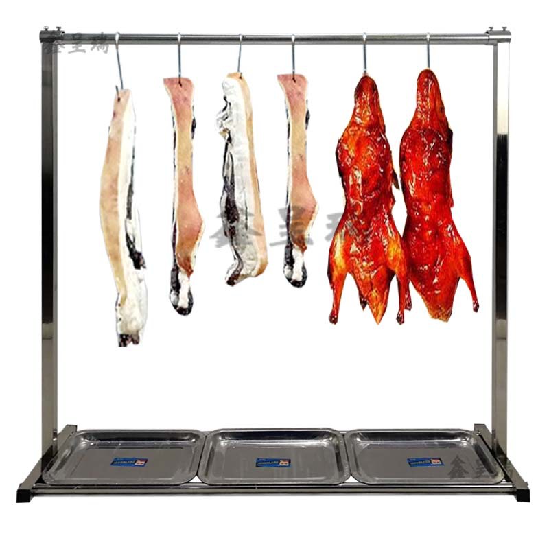 72成交1件厨房置物架不锈钢挂肉架挂烤鸭架烧腊挂架烤鹅架腊鱼腊鸡沥