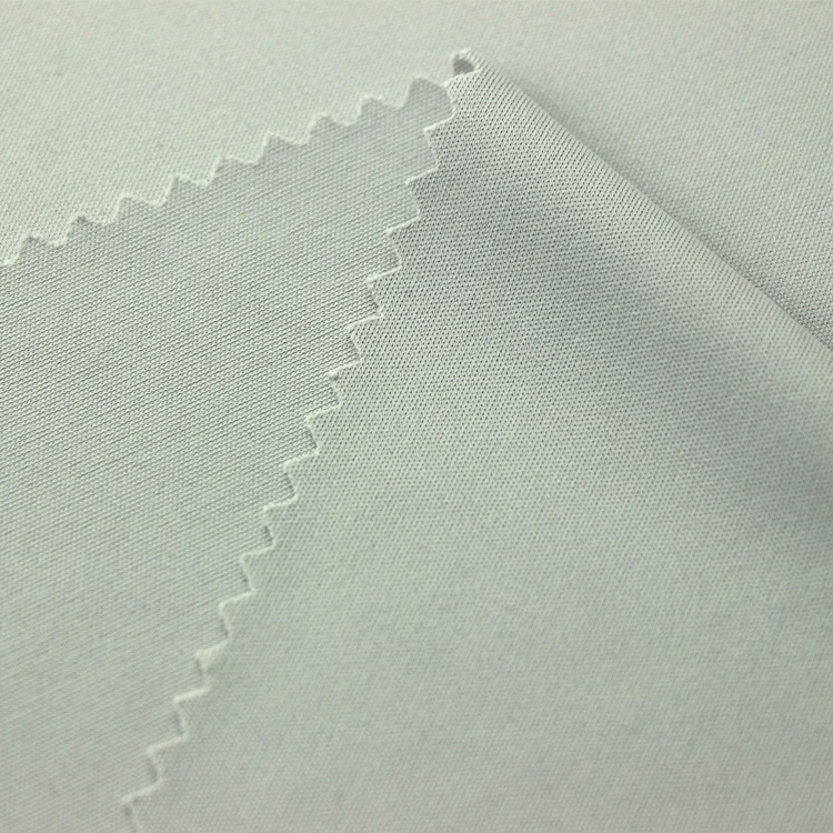 超薄细针40针双面布全涤低弹平布针织纬编75d低弹平布双面布面料
