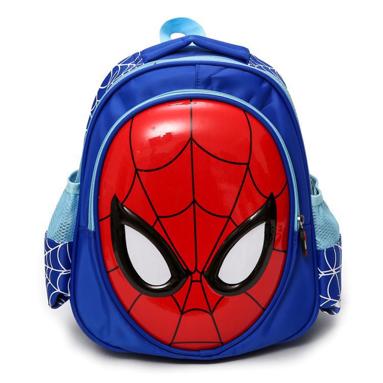 New Children's Bags Cartoon Cartoon Fashion Spiderman Schoolbag Kindergarten Large Class Male Backpack Children Eggshell Bag