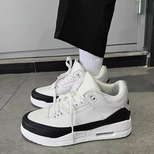 adivon代购prada/普拉达新款气垫鞋增高鞋圆头板鞋系带