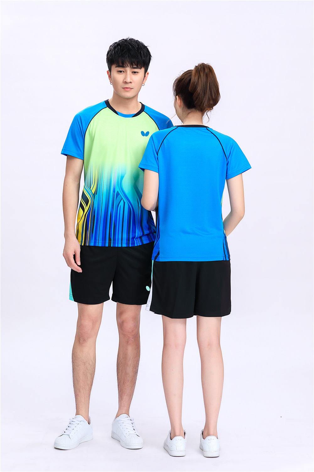 新款乒乓球服上衣男女速干短袖服装运动训练队服定制比赛服82115