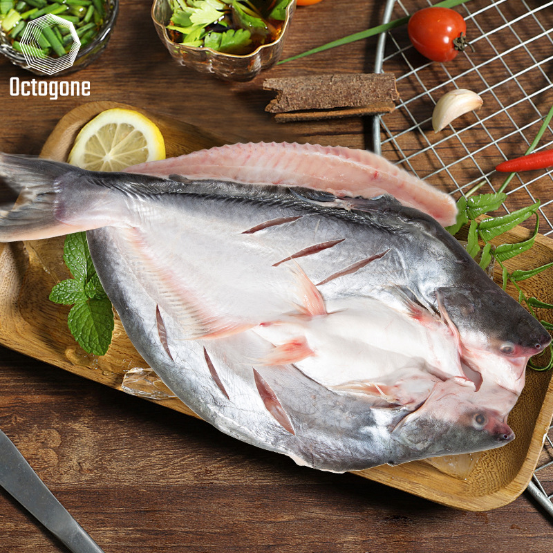 越南进口巴沙鱼厂家 烧烤小吃腌制水产品真空包装腌鱼700g-900g