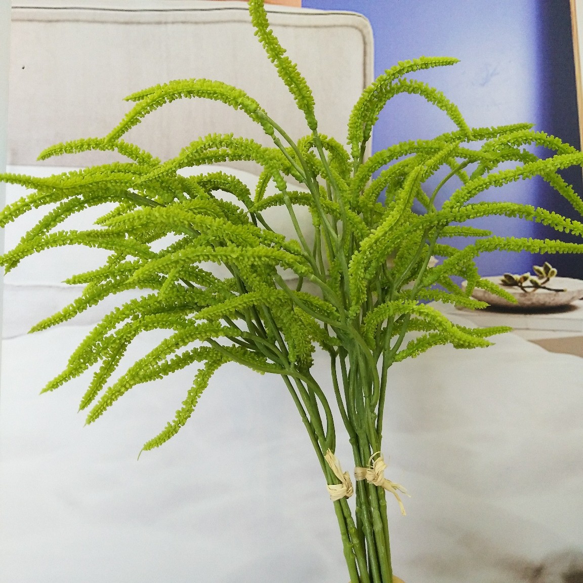 情人泪扎束狗尾草鼠尾草 北欧家居样板间插花装饰婚庆手捧把束草