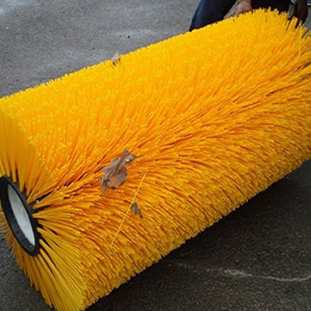 钢丝尼龙混合毛刷 扫雪毛刷辊 除雪车滚刷扫雪刷片 滚刷清扫器