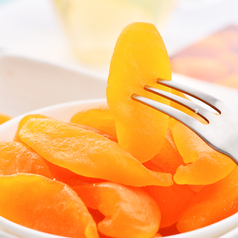 黄桃干500g蜜饯水蜜桃子肉水果脯果干蜜饯休闲小零食网红小吃