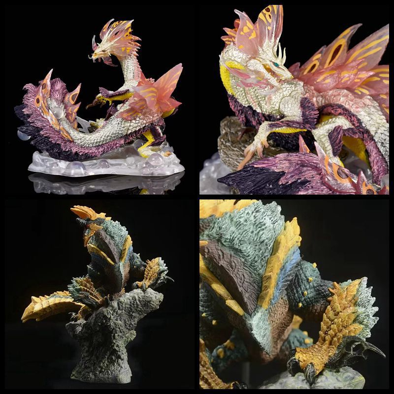 怪物猎人世界cfb雷狼龙泡狐龙限定版雕像游戏周边手办摆件-阿里巴巴
