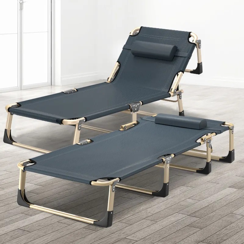 折叠床单人床家用便携多功能躺椅办公室简易午休床成人午睡行军床