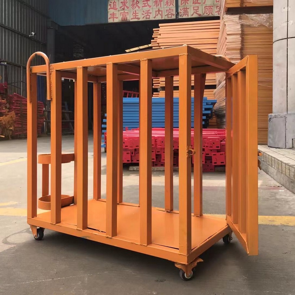 广州工厂 黄黑红白小电焊机笼 可移动小型焊机笼电焊防护棚