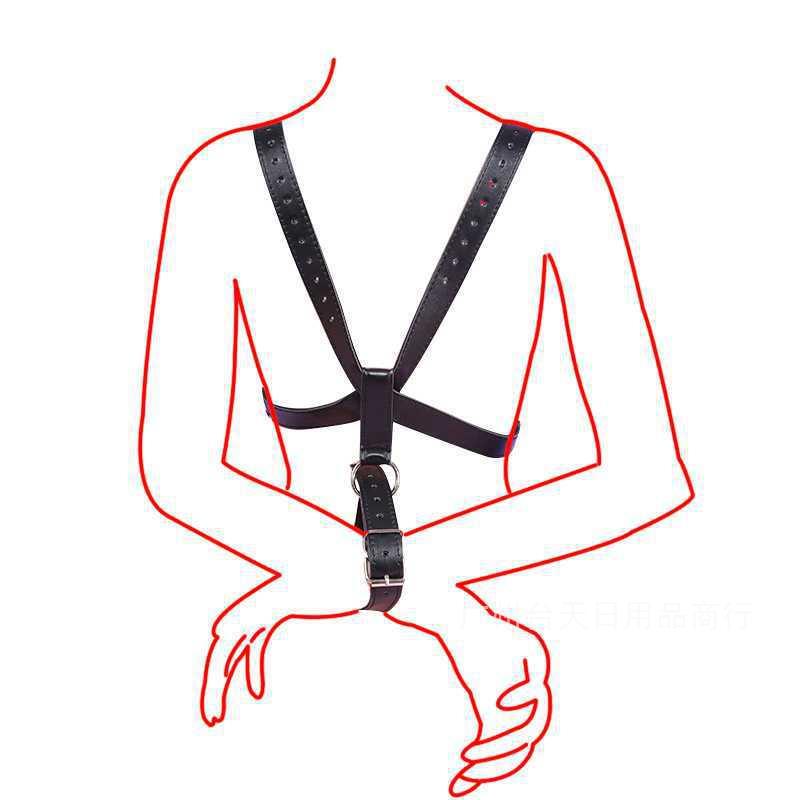 情趣成人用品 束缚带激情捆绑张腿m字皮革另类玩具性感分腿脚铐