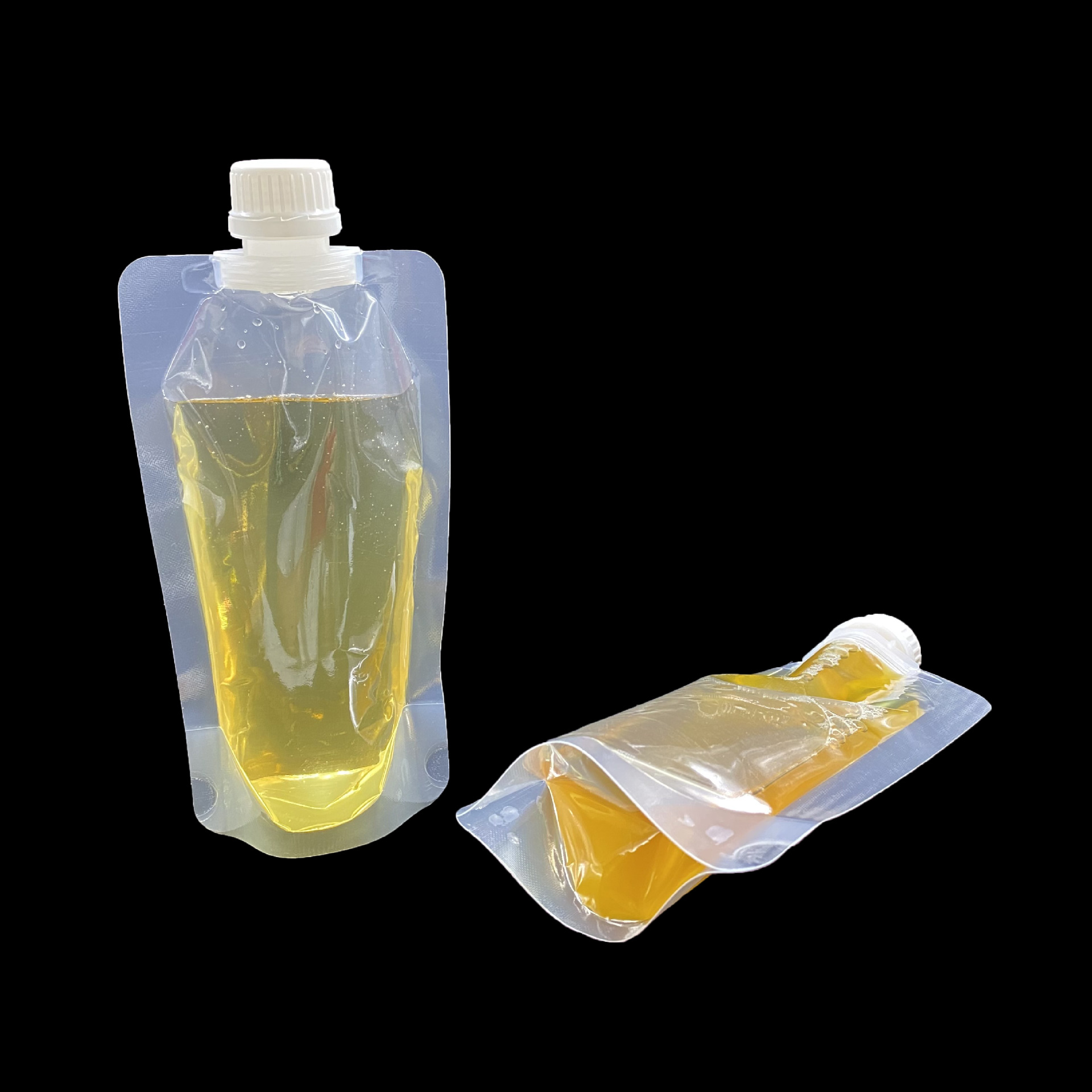 厂家现货300ml中药液自立吸嘴分装袋 透明大口径液体吸嘴袋-阿里巴巴