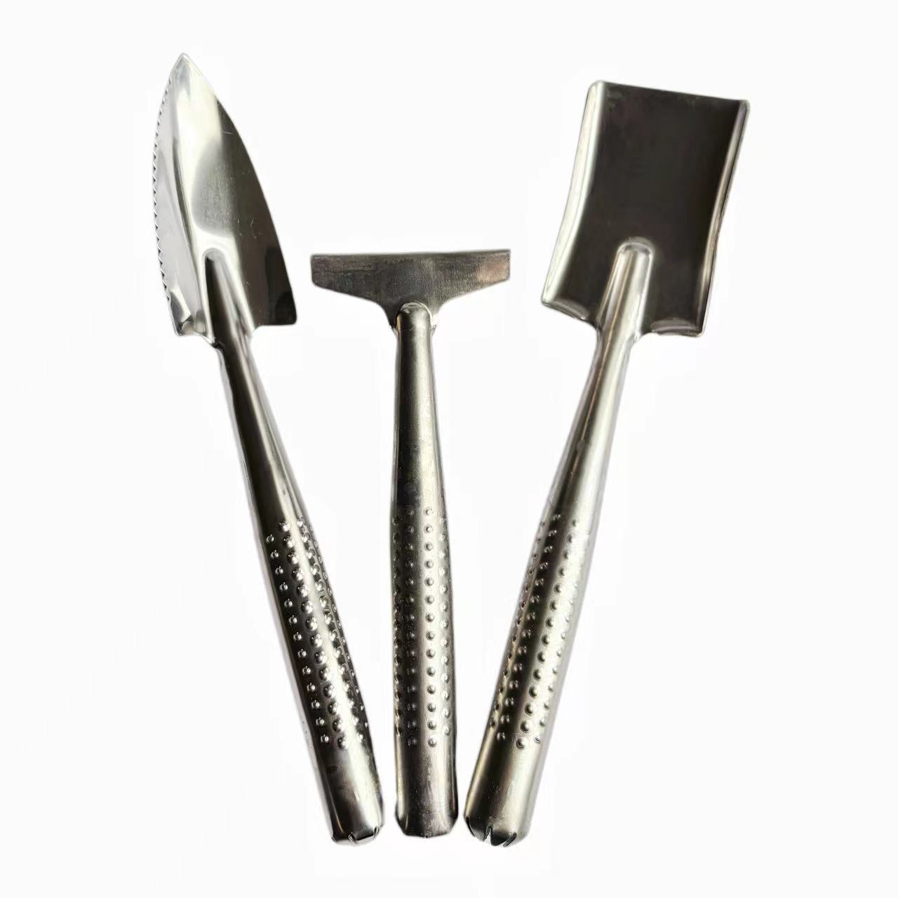 盆栽小铲子种花养花不锈钢松土花铲园艺种植多肉工具三件套装家用