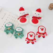 （圣诞节款式7）圣诞老人胸针卡通雪人熊饰品配件diy可爱包包配饰