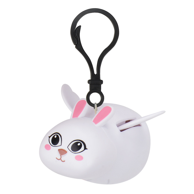 Best-Seller on Douyin Little Flying Pig Keychain Pendant Cable Drawstring Toys Flying Little Tiger Creative Car Decoration