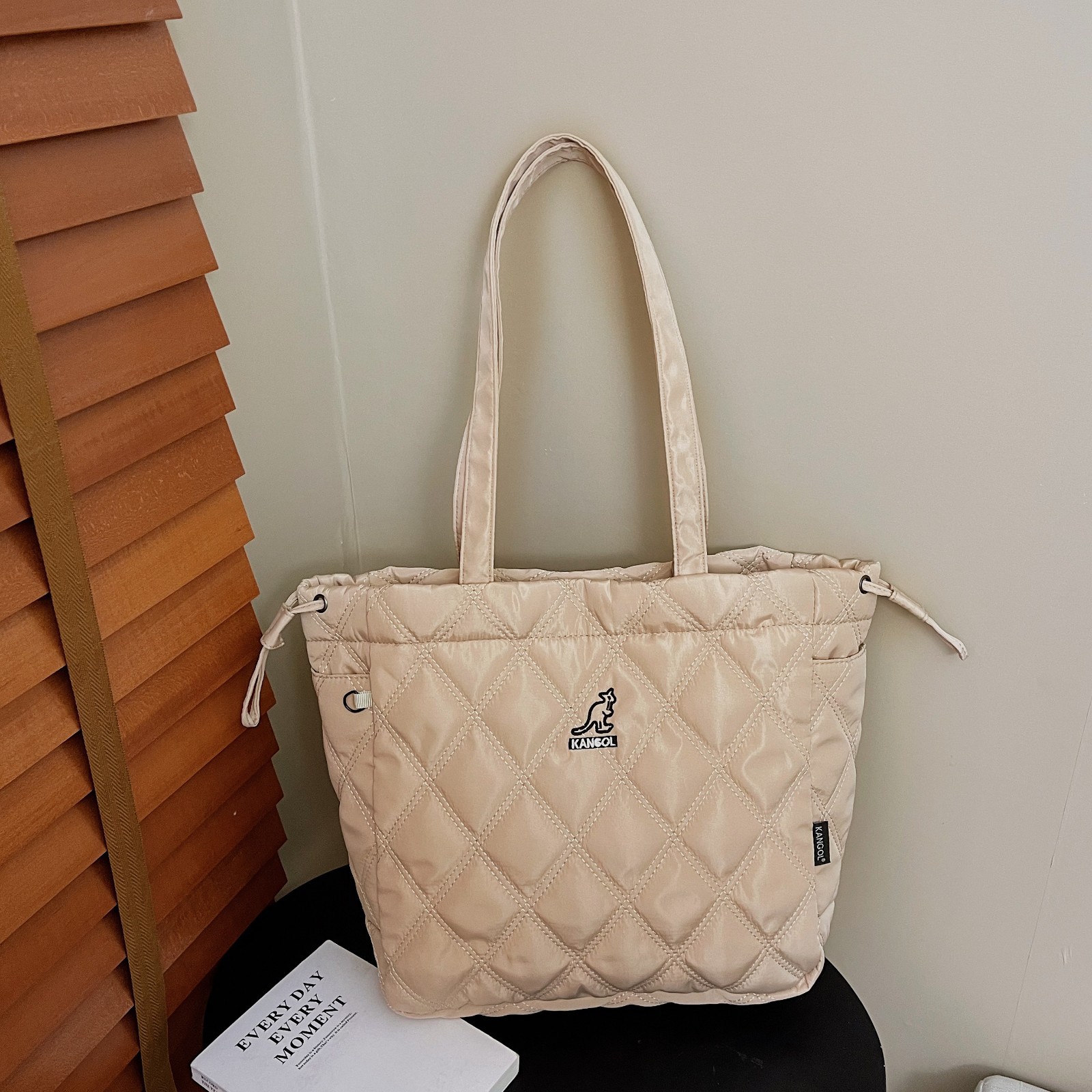 新款袋鼠kangol韩版女士手提包袋鼠潮流帆布包女包包手提包包外贸