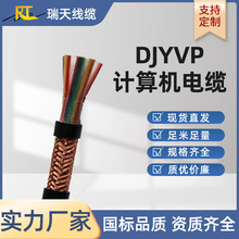 厂家国标DJYVP总屏蔽计算机电缆 仪表信号线 阻燃计算机屏蔽电缆